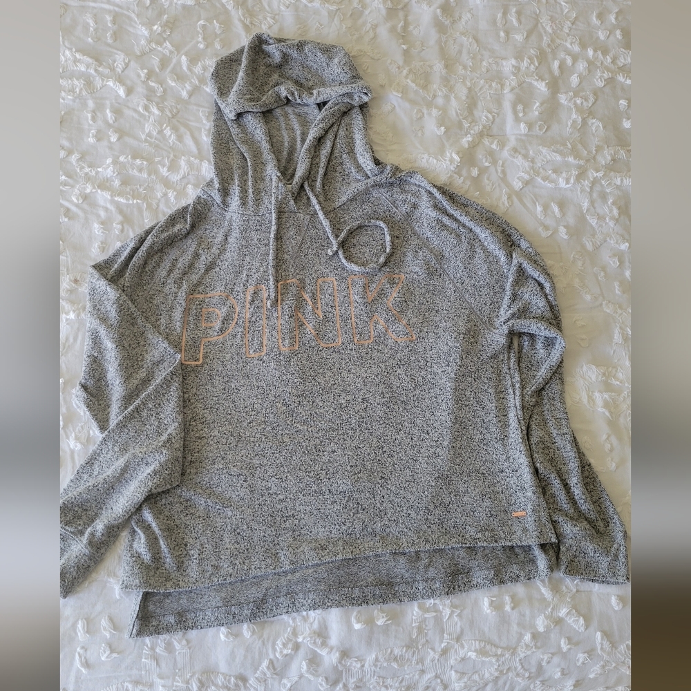 VS Pink grey & rose gold pullover